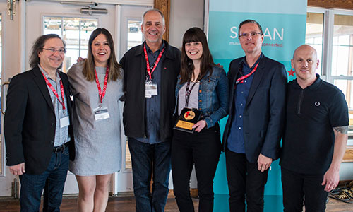 Rachel Beck SOCAN No. 1 Song Award 2018 