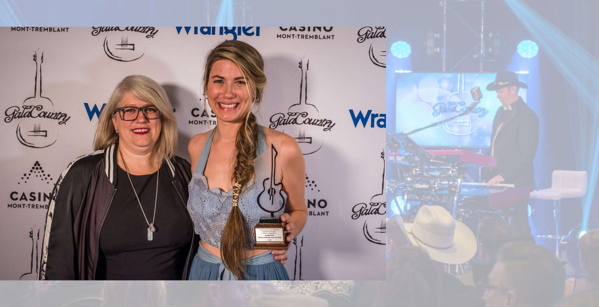 Amélie Hall wins SOCAN song award at Québec Gala Country