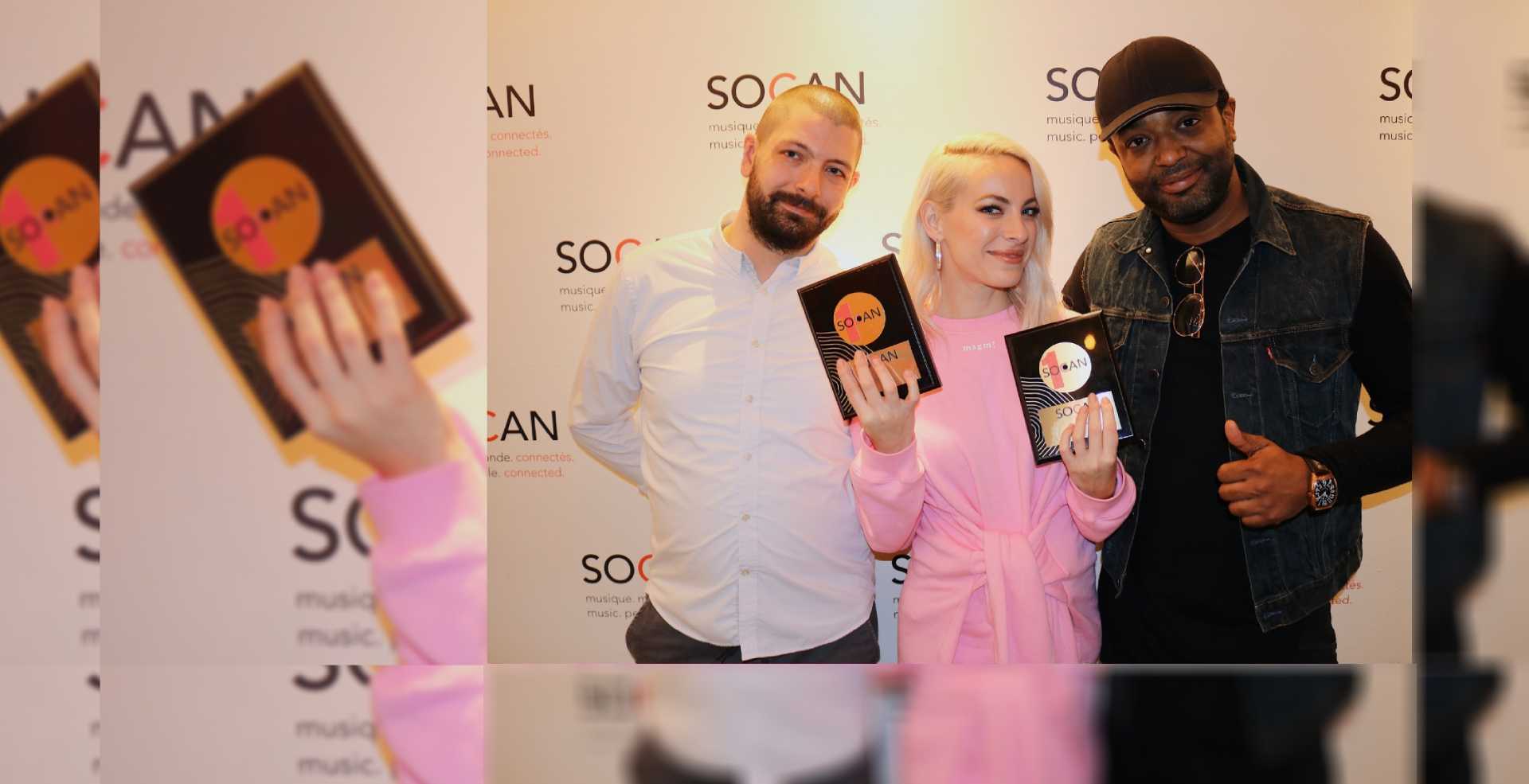 Marie-Mai earns two SOCAN No. 1 Song Awards