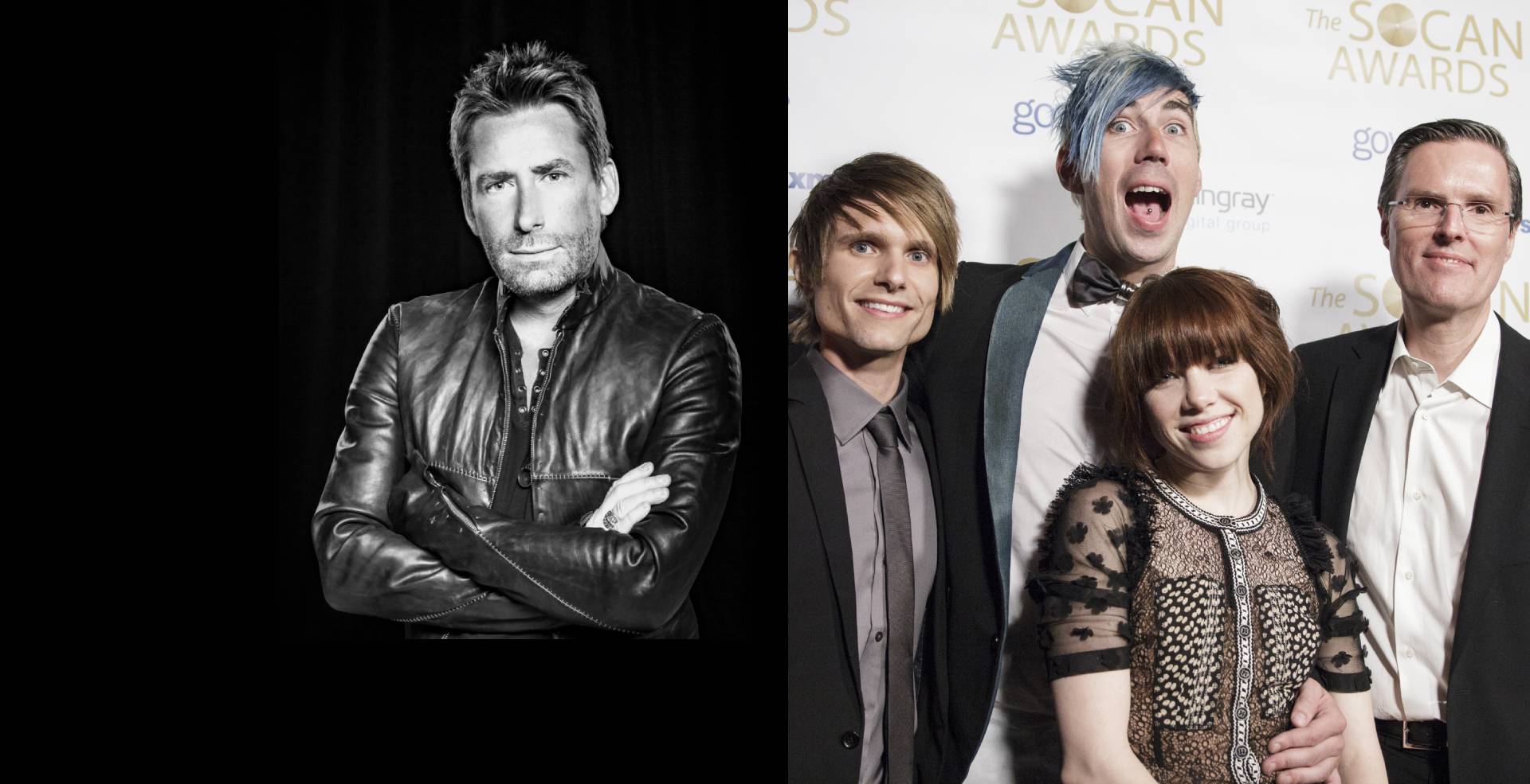Nickelback’s Chad Kroeger, “Call Me Maybe” to be celebrated at 30th SOCAN Awards