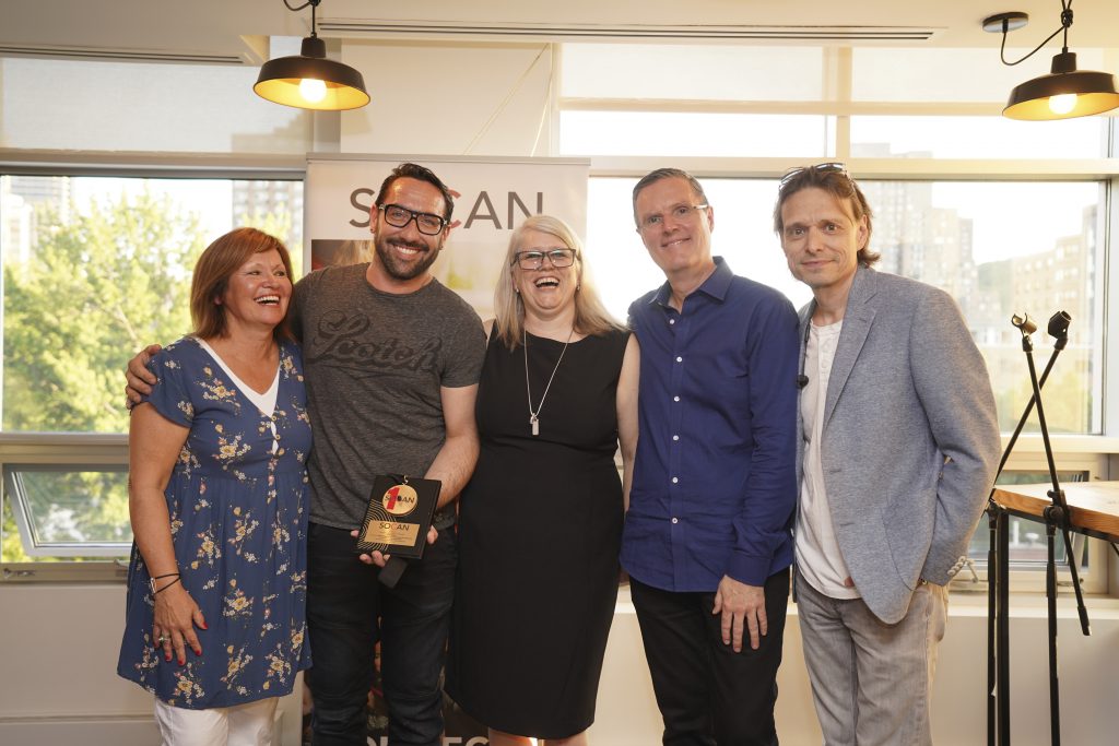 Huguette Langlois, Arnaud Schauman, Éditions Musicor, Geneviève Côté, Eric Baptiste, Marc Ouellette, SOCAN