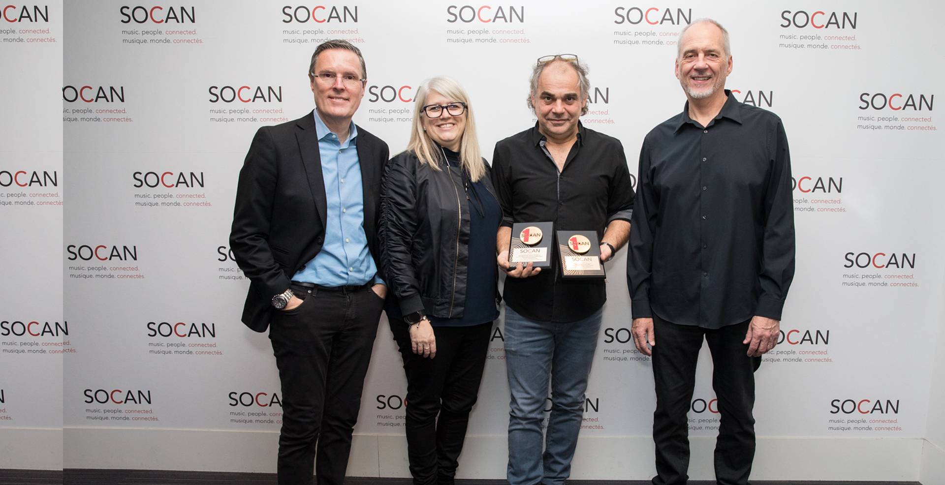 Nelson Minville earns two SOCAN No. 1 Song Awards