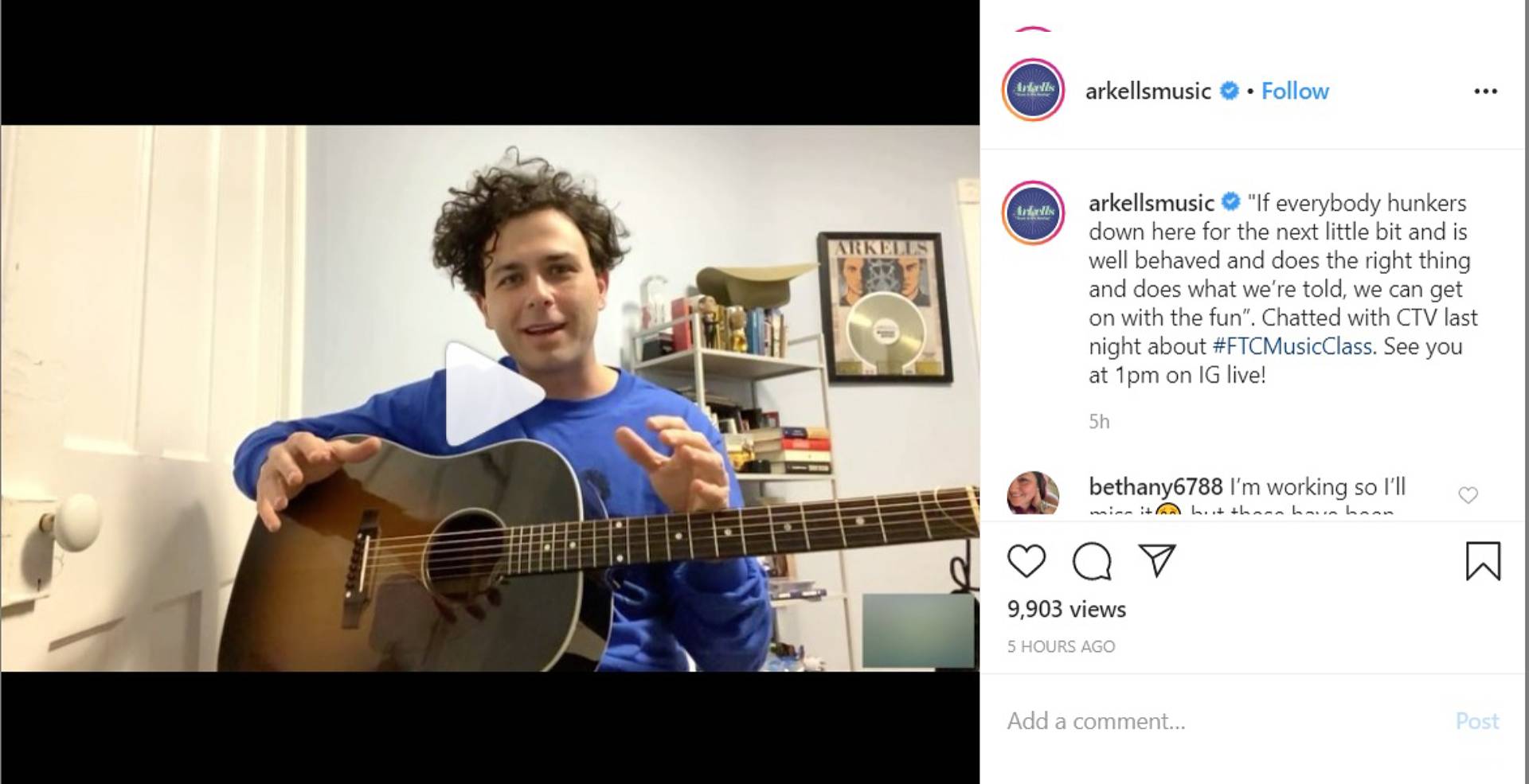 Canadian music industry reacts quickly to COVID-19 situation