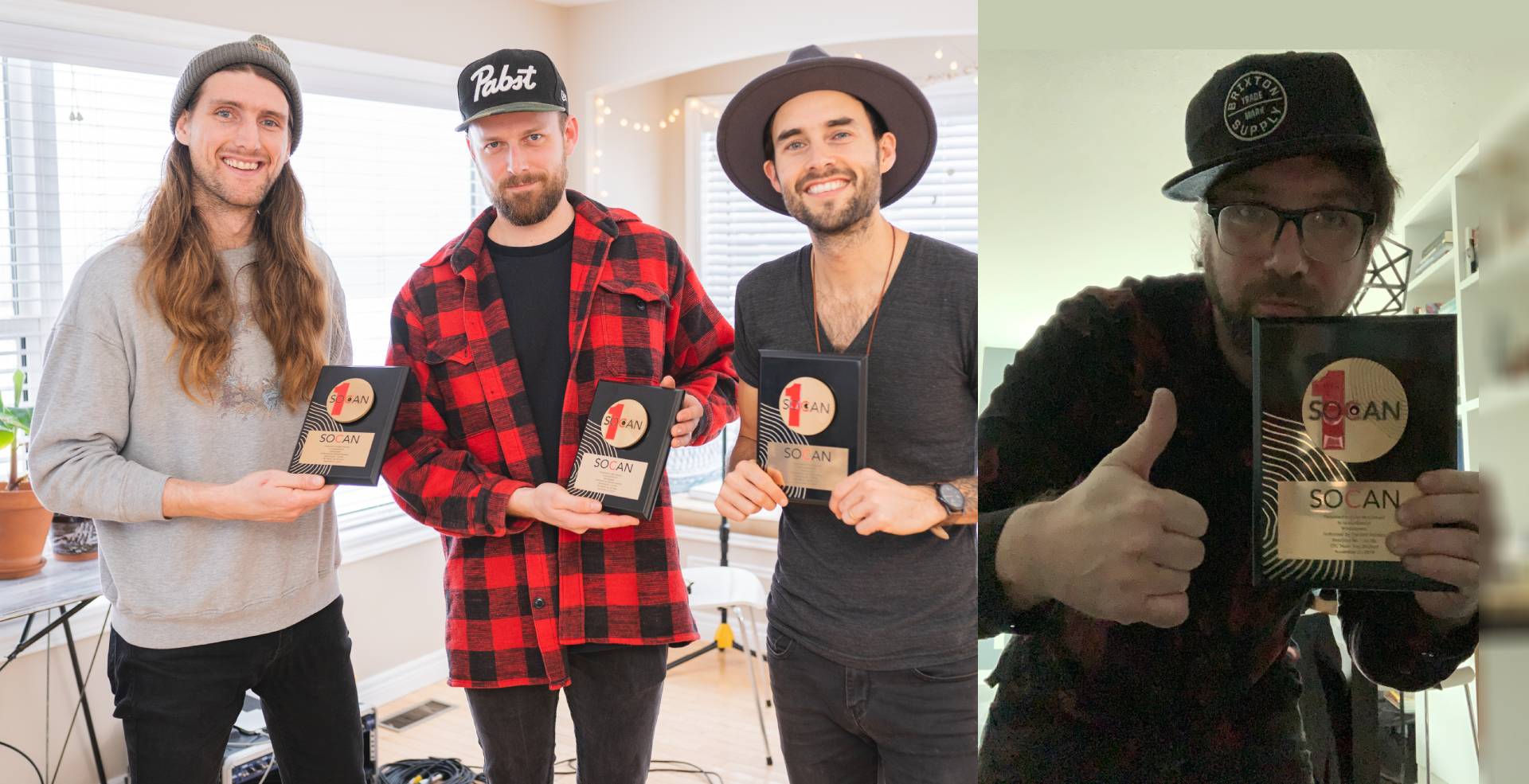 SOCAN honours East Pointers, Colin MacDonald with No. 1 Song Award