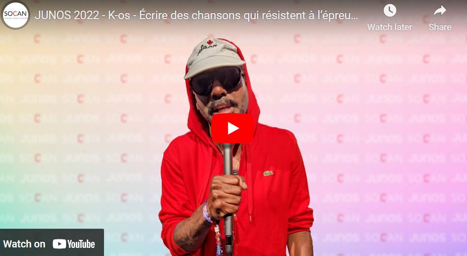 Vignette vidéo de K-OS