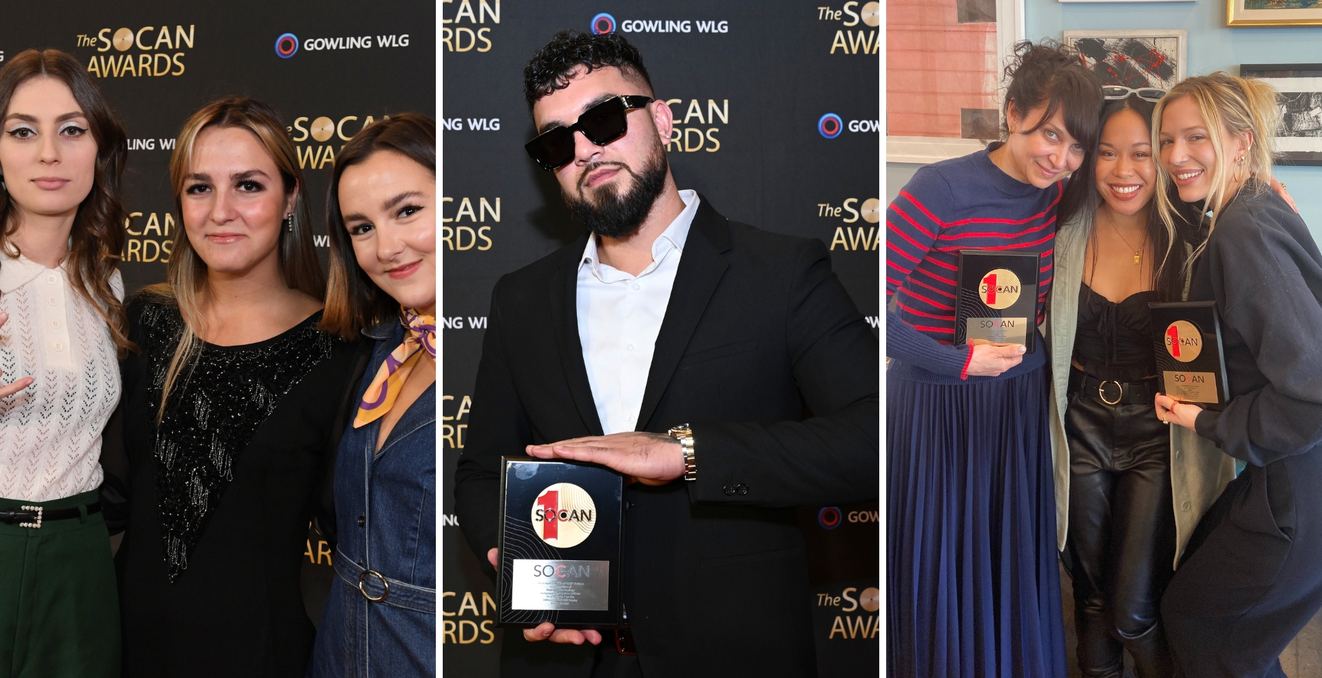 La SOCAN remet des Prix No. 1 à The Beaches, Lowell, DZL, Lennon Stella et Simon Wilcox