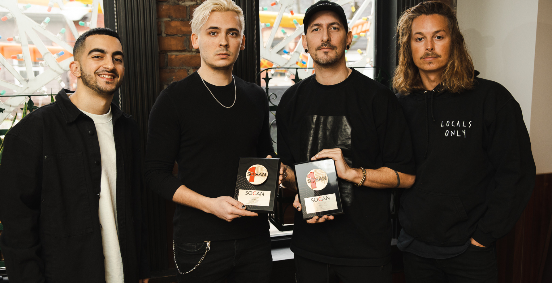 Shaun Frank et AJ Healey reçoivent un Prix No. 1 SOCAN