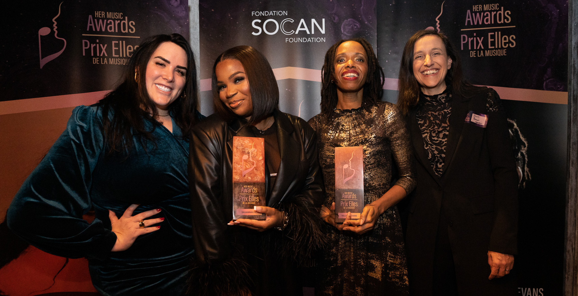 Savannah Ré, Kellylee Evans remportent les Prix Elles de la musique 2022