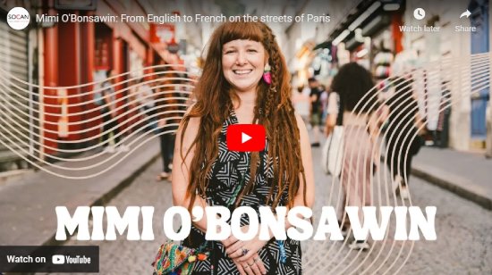 Mimi O'Bonsawin, Interview, SOCAN, MaMA, 2023