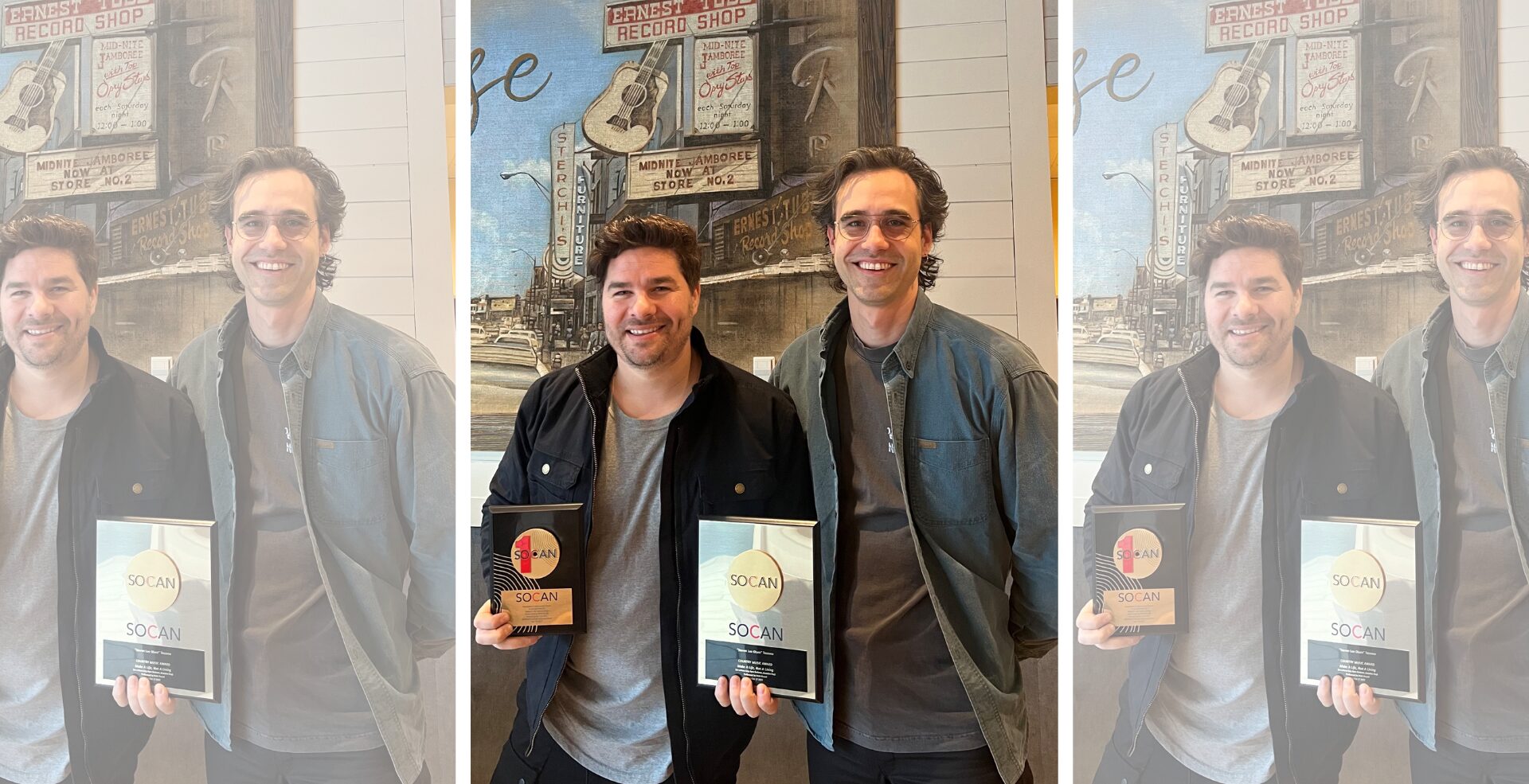 SOCAN presents Steven Lee Olsen with No. 1 Song honour, Country Music Award