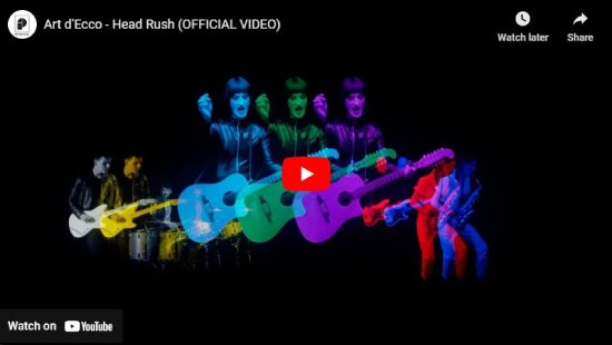 Art d'Eecco, Head Rush, video
