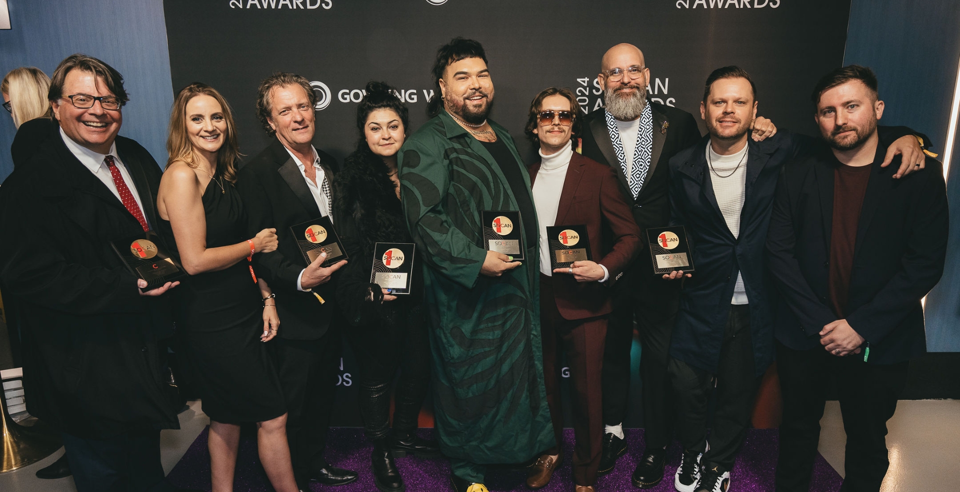 Sebastian Gaskin earns SOCAN No. 1 Song Award