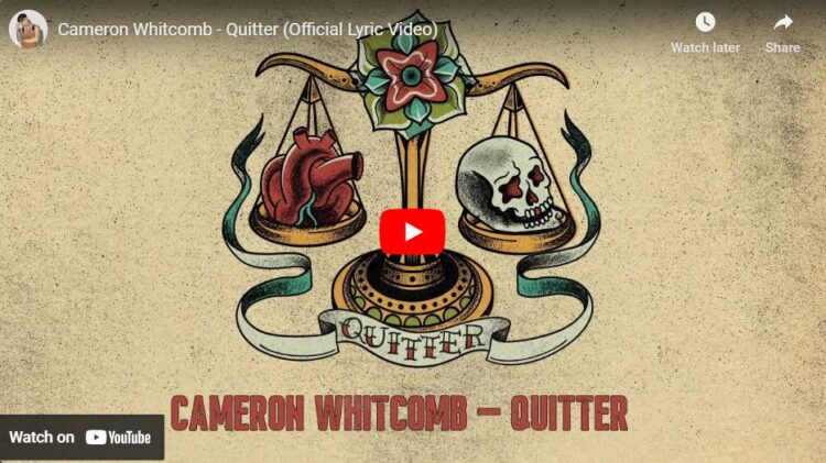 Cameron Whitcomb, Quitter, video