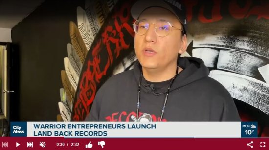 Land Back Records, CityTV News, Vancouver, video
