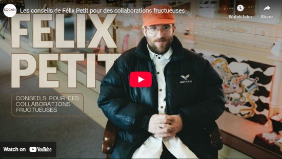 SOCAN, interview, Felix Petit, Phoque Off, 2025