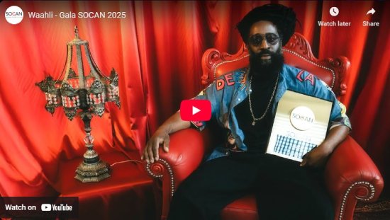 Gala SOCAN, 2025, Interview, Waahli