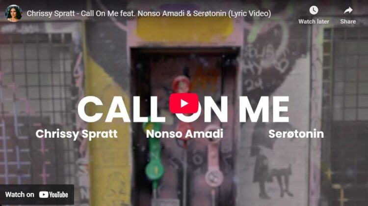 Chrissy Spratt, Call On Me, video, Nonso Amadi, Serotonin