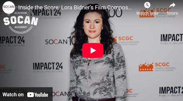 Lora Bidner, SOCAN Academy