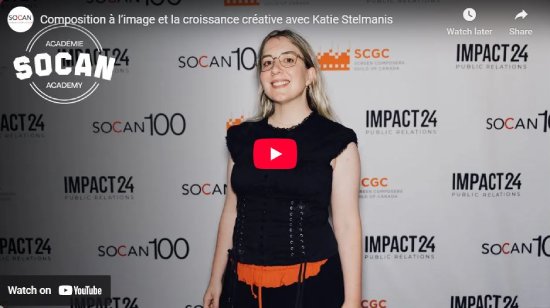 Katie Stelmanis, Austra, Académie SOCAN, film, écriture de chansons