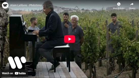 Alain Lefervre, Philotimo, video