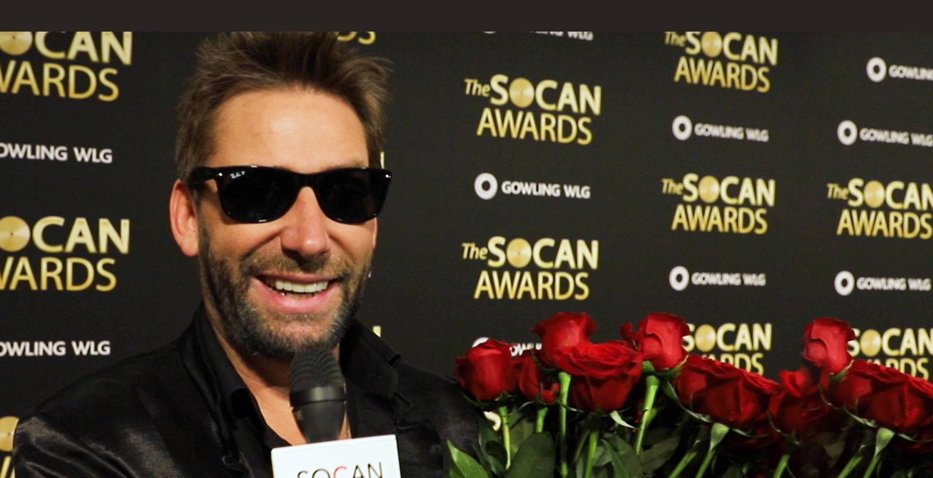 Vidéo : Chad Kroeger sur le tapis rouge des SOCAN Awards 2019