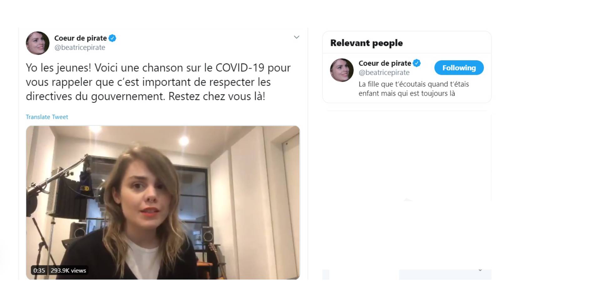 Mise à jour COVID-19 : la communauté musicale canadienne continue de se serrer les coudes