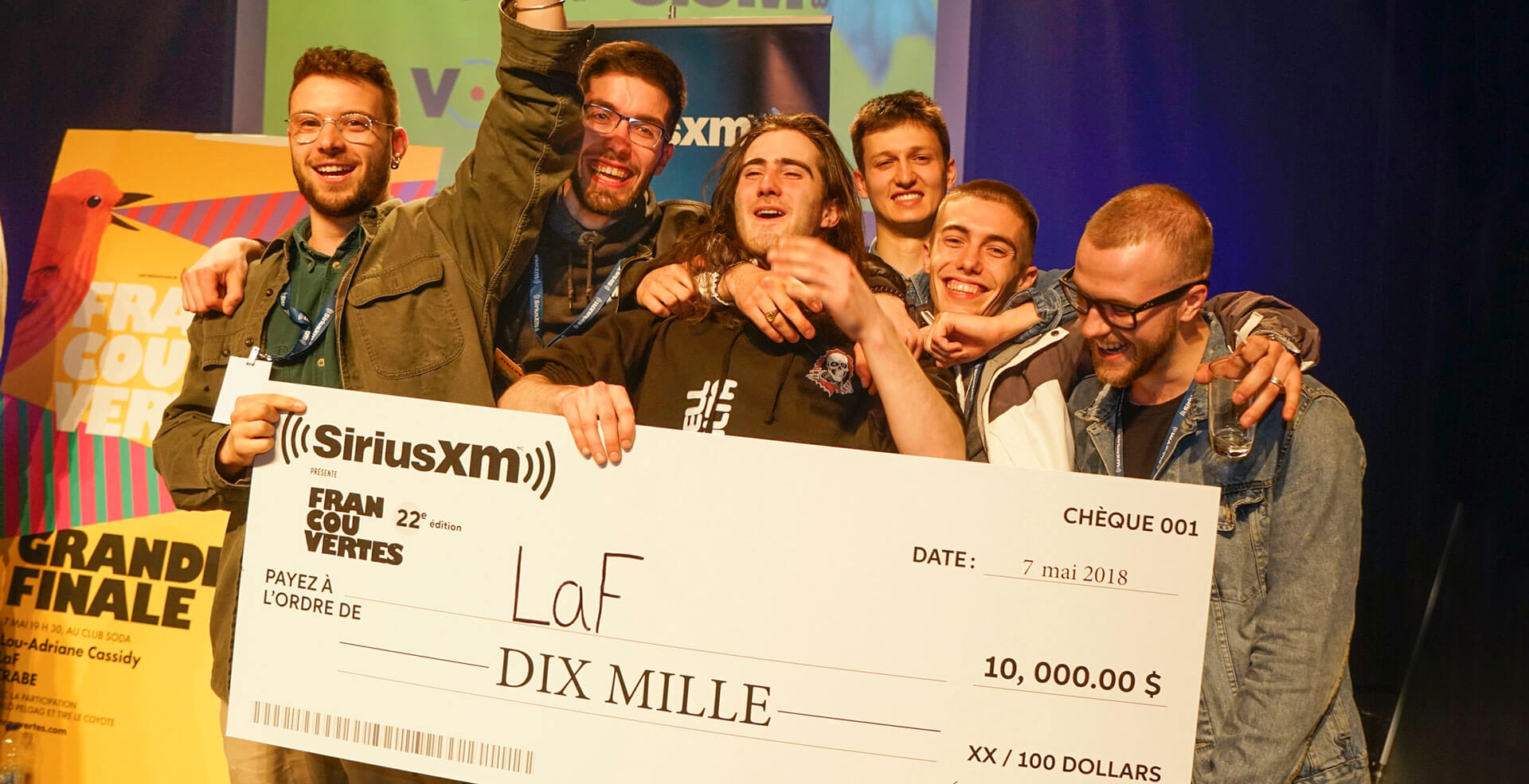 La formation LaF grande gagnante de la finale des Francouvertes 2018
