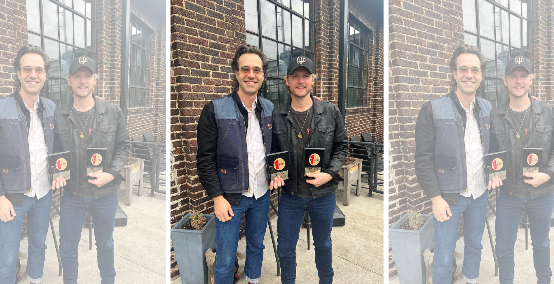 La SOCAN remet deux Prix No. 1 SOCAN à James Barker