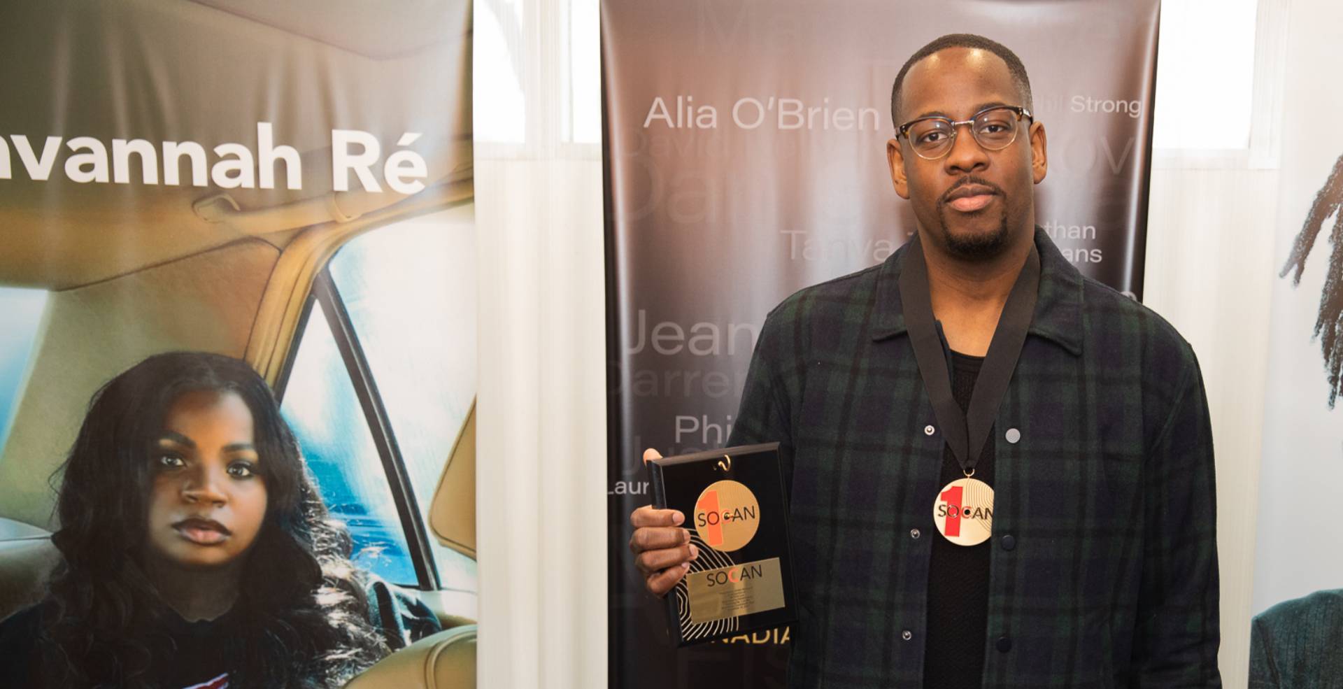 La SOCAN remet un Prix No. 1 SOCAN à Jordon Manswell