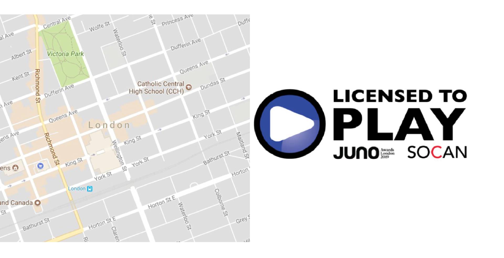 La Semaine des JUNOs 2019 certifiée Autorisé à vous divertir par la SOCAN