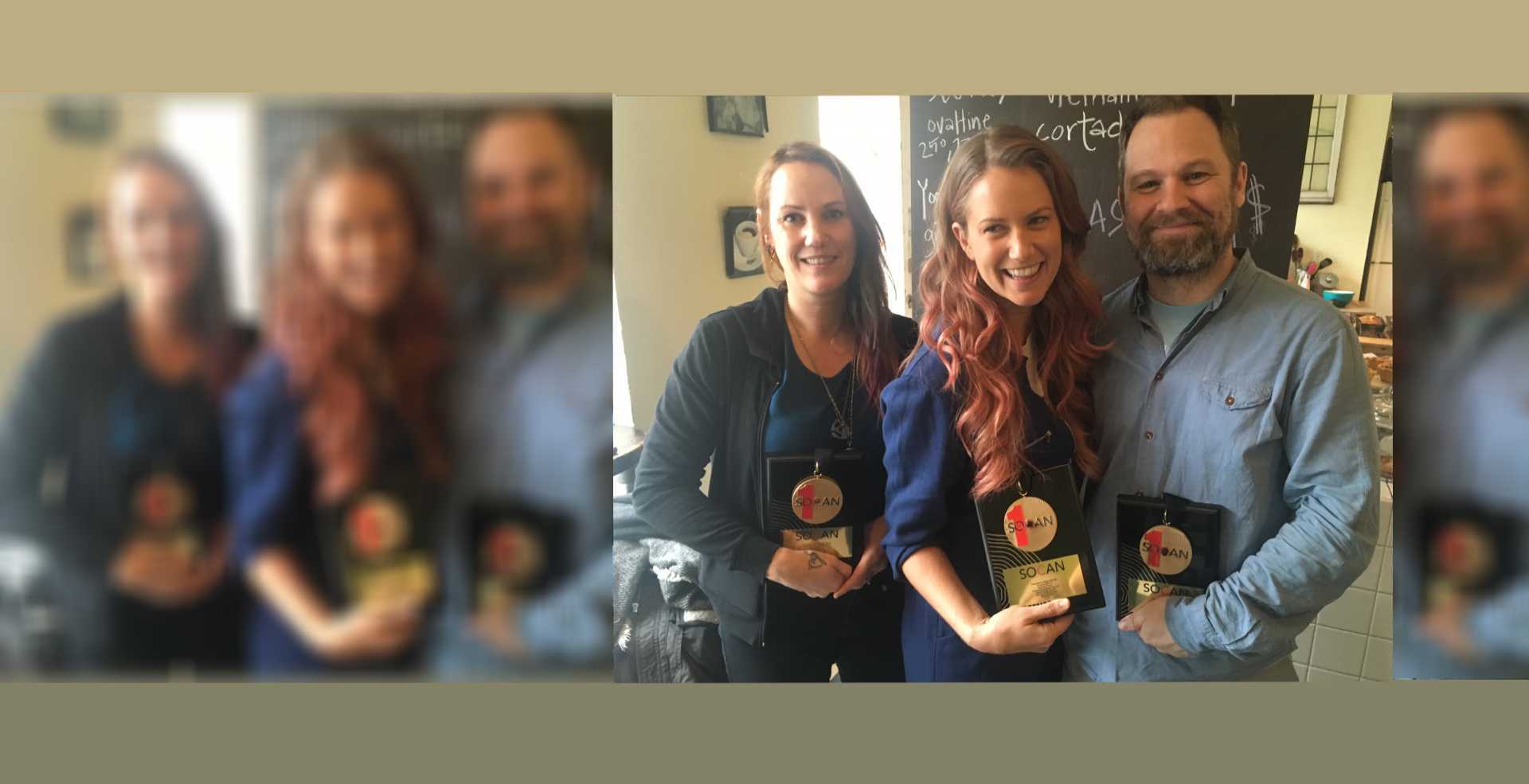 La SOCAN surprend Megan Bonnell avec un Prix No. 1 pour « Separate Rooms »