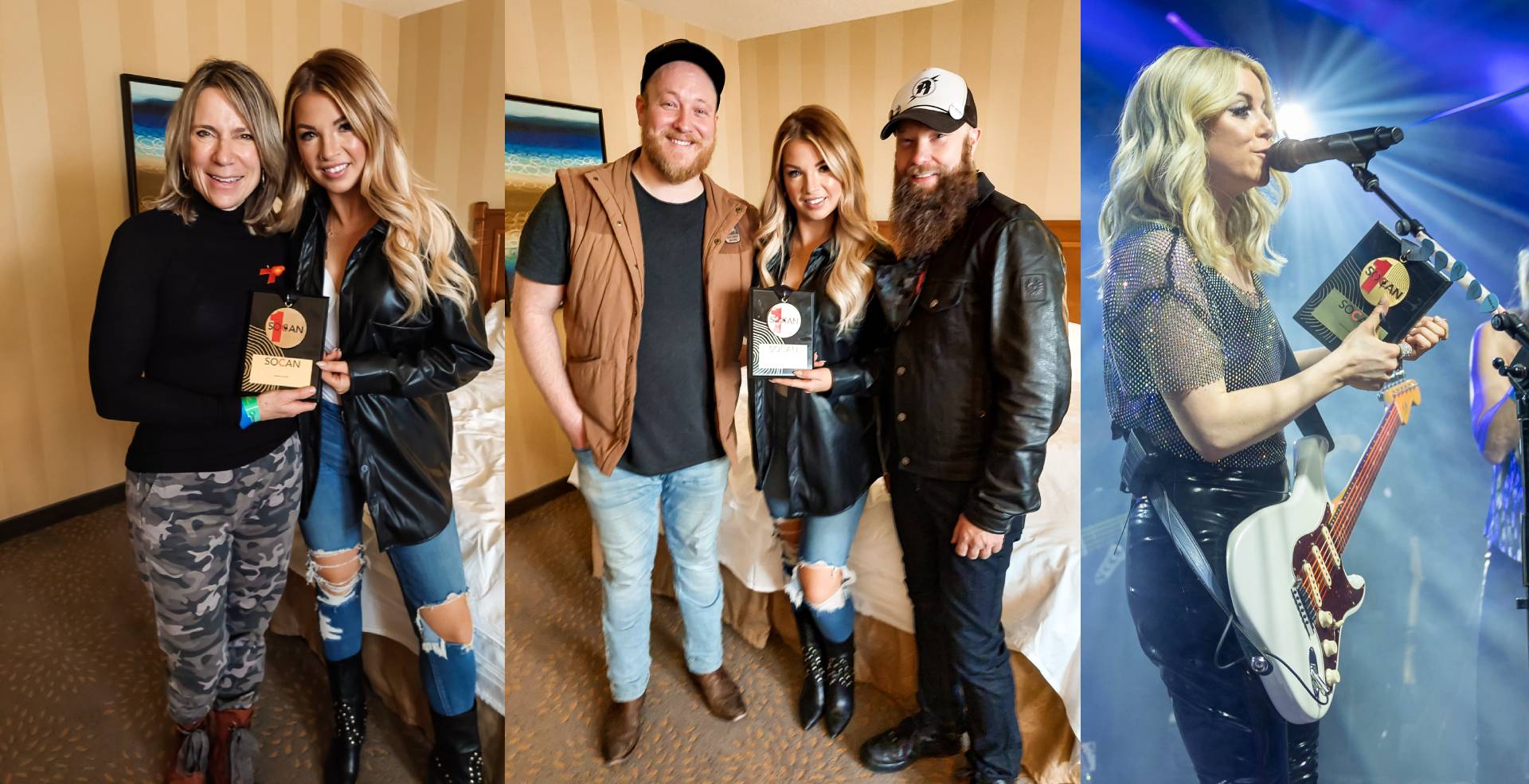 La SOCAN remet trois Prix No. 1 SOCAN dans le cadre de la Semaine des CCMA Awards