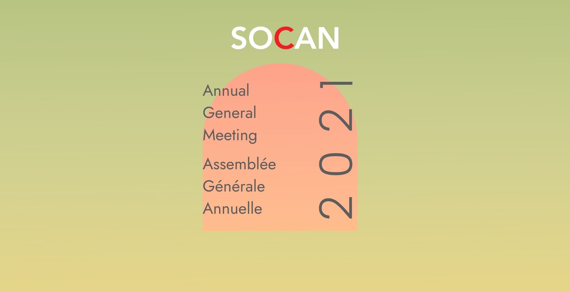 La SOCAN présente les faits saillants de 2020 à son Assemblée générale annuelle 2021
