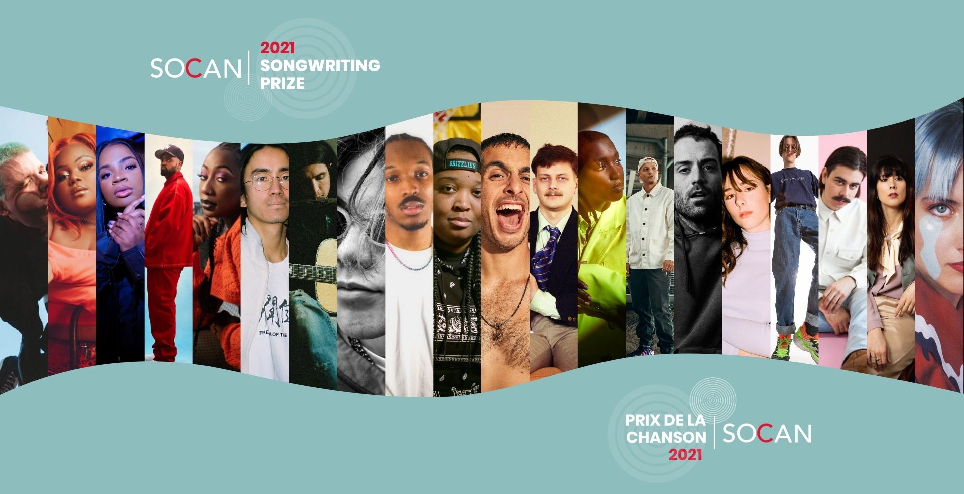 Votez dès maintenant pour les finalistes du Prix de la chanson SOCAN 2021 !