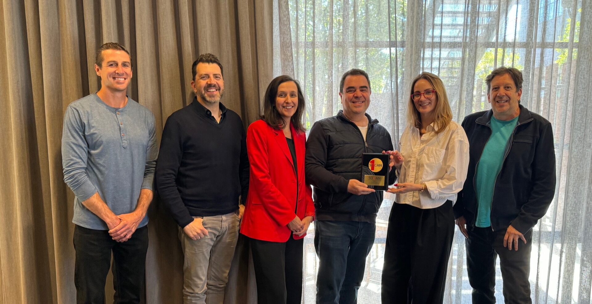 Universal Music Publishing Group reçoit un Prix No. 1 SOCAN