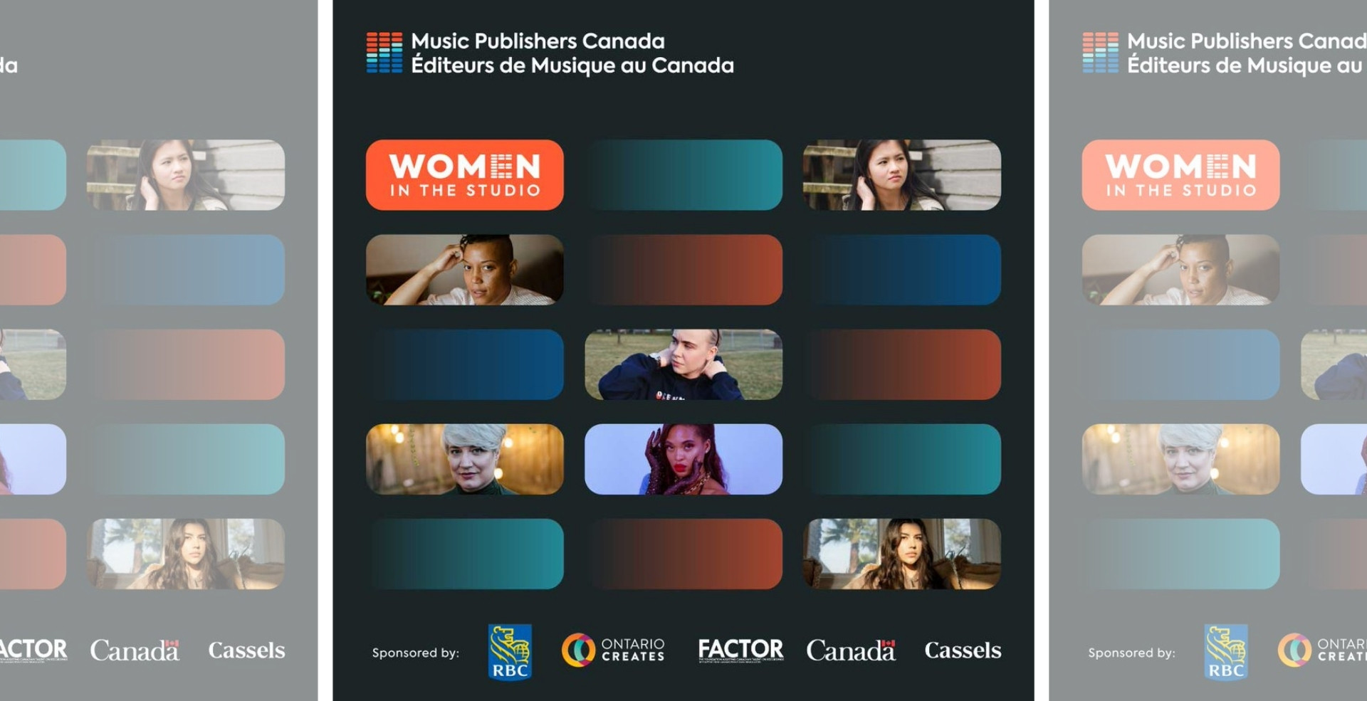 Éditeurs de Musique au Canada (MPC) annonce le nom des participantes à l’édition 2022 de l’incubateur Women in the Studio
