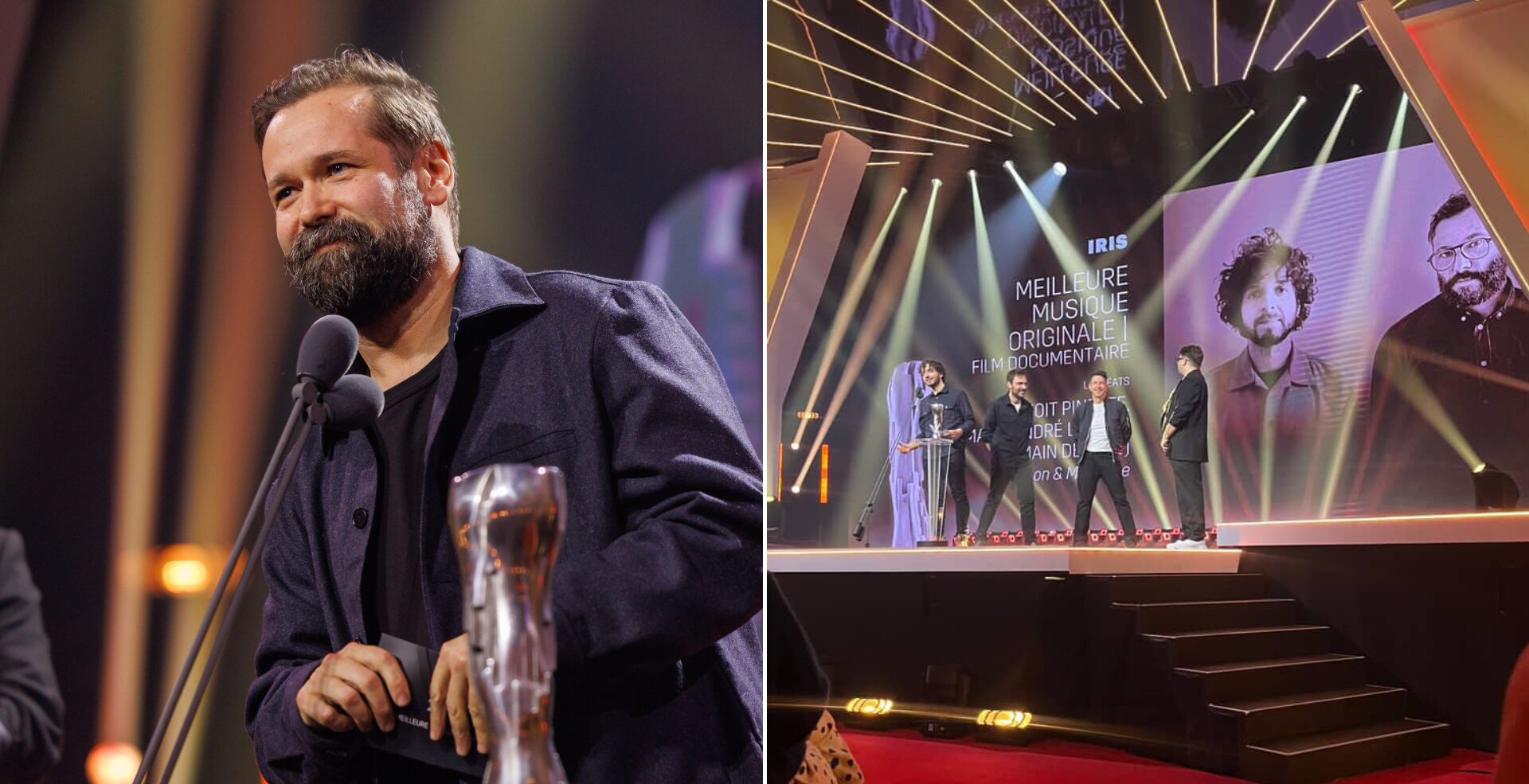 Gala Québec Cinéma 2025 : Phlippe Brault, Demain Déluge remportent un Prix Iris