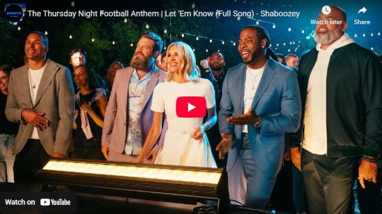 Jenson Vaughan, Let 'Em In, Thursday Night Football, NFL, video, Amazon, Prime